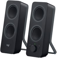 Logitech - Z207 2.0 Bluetooth Stereo Computer Speakers - Black - Large Front