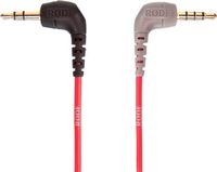 RØDE - SC7 0.55' 3.5mm TRS to TRRS Patch Cable - Red - Large Front