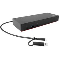 Lenovo - ThinkPad Hybrid USB-C with USB-A Docking Station - Large Front