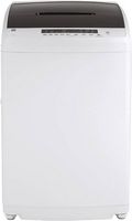 GE - 2.8 Cu. Ft. Top Load Washer with Portable - White/Black - Large Front