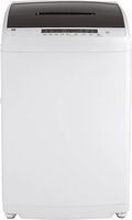 GE - 2.8 Cu. Ft. Top Load Washer - White/Black - Large Front