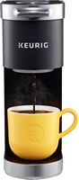 Keurig - K-Mini Plus Single Serve K-Cup Pod Coffee Maker - Matte Black - Large Front