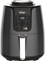 Ninja - Air Fryer - Black/Gray - Large Front