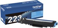 Brother - TN223C Standard-Yield Toner Cartridge - Cyan - Large Front