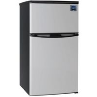RCA - 3.2 Cu. Ft. Mini Fridge - Stainless Steel - Large Front