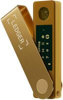 Ledger - Nano X Crypto Hardware Wallet - Bluetooth - Gold - Large Front