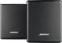 Bose - Surround Speakers 120-Watt Wireless Home Theater Speakers (Pair) - Black - Large Front