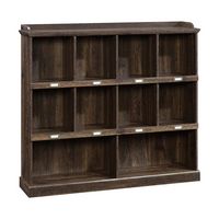 Sauder - Barrister Lane Collection 10-Shelf Bookcase - Iron Oak - Large Front