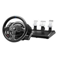 Thrustmaster - T300RS GT Racing Wheel and 3 Pedals for PlayStation 4, PlayStation 5, PC - Black - Large Front