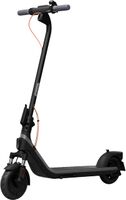 Segway - Ninebot E2 Plus II Electric Scooter, 15 mph Max Speed w/ 16 miles Max Range - Black - Large Front