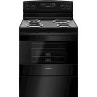 Amana - 4.8 Cu. Ft. Self-Cleaning Freestanding Electric Range - Black - Large Front