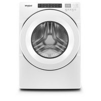Whirlpool - 4.3 Cu. Ft. High Efficiency Stackable Front Load Washer with 35 Cycle Options - White - Large Front