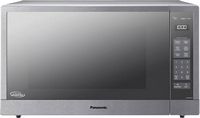 Panasonic - 2.2 Cu. Ft. 1250 Watt SN97JS Microwave with Cyclonic Inverter and Sensor Cooking - St... - Large Front