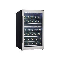 Danby - Designer 38-Bottle Dual Zone Wine Cooler - Stainless Steel - Large Front