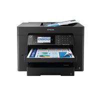 Epson - WorkForce Pro WF-7840 Wireless Wide-format All-in-One Printer - Black - Large Front