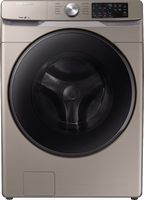 Samsung - 4.5 Cu. Ft. High-Efficiency Stackable Front Load Washer with Steam and Self Clean+ - Ch... - Large Front