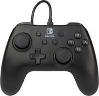 PowerA - Wired Controller for Nintendo Switch - Black - Large Front