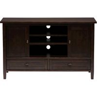 Simpli Home - Warm Shaker Solid Wood 47 inch Wide Transitional TV Media Stand For TVs up to 50 in... - Large Front