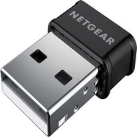 NETGEAR - Dual-Band Wireless-AC USB Network Adapter - Black - Large Front
