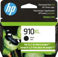 HP - 910XL High-Yield Ink Cartridge - Black - Large Front