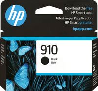 HP - 910 Standard Capacity Ink Cartridge - Black - Large Front