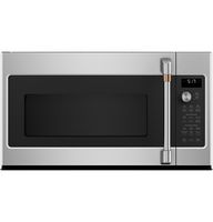 Café - 2.1 Cu. Ft. Over-the-Range Microwave with Sensor Cooking - Stainless Steel - Large Front