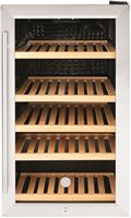 GE - 109 Can / 31 Bottle Beverage and Wine Center - Stainless Steel - Large Front