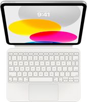 Apple - Magic Keyboard Folio for iPad 10.9-inch - White - Large Front