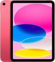 Apple - 10.9-Inch iPad - Latest Model - (10th Generation) with Wi-Fi + Cellular - 256GB - Pink (U... - Large Front