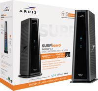 ARRIS - SURFboard DOCSIS 3.1 Cable Modem & Dual-Band Wi-Fi Router for Xfinity and Cox service tie... - Large Front