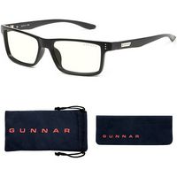 GUNNAR - Blue Light Gaming & Computer Glasses -  Vertex - Onyx - Large Front