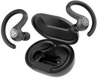 JLab - JBuds Air Sport True Wireless Earbuds - Black - Large Front