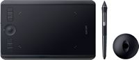 Wacom - Intuos Pro Small Graphics Tablet - Black - Large Front