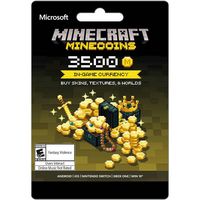 Minecoins 3,500-Coin In-Game Currency Card - Large Front