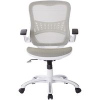 OSP Home Furnishings - Riley Office Chair - White - Large Front