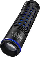 Police Security - 400 Lumen LED Flashlight - Black - Large Front