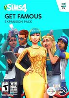 The Sims 4 Get Famous - Mac, Windows - Large Front