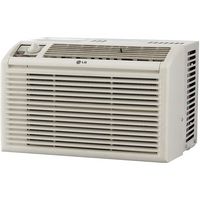 LG - 150 Sq. Ft. 5,000 BTU Window Air Conditioner - White - Large Front
