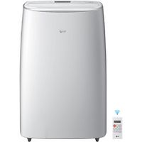 LG - 450 Sq. Ft. Smart Portable Air Conditioner - White - Large Front