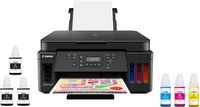 Canon - PIXMA MegaTank G6020 Wireless All-In-One Inkjet Printer - Black - Large Front