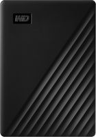 WD - My Passport 4TB External USB 3.0 Portable Hard Drive - Black - Large Front