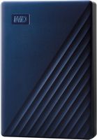 WD - My Passport for Mac 4TB External USB 3.0 Portable Hard Drive - Blue - Large Front