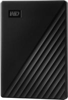 WD - My Passport 1TB External USB 3.0 Portable Hard Drive - Black - Large Front