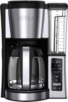 Ninja - Coffee 12-Cup Coffee Brewer - Silver - Large Front