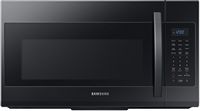 Samsung - 1.9 Cu. Ft. Over-the-Range Microwave with Sensor Cook - Black - Large Front