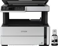 Epson - EcoTank ET-M2170 Wireless Monochrome All-in-One Supertank Printer - White - Large Front