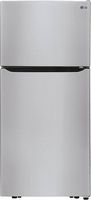 LG - 20.2 Cu. Ft. Top-Freezer Refrigerator - Stainless Steel - Large Front