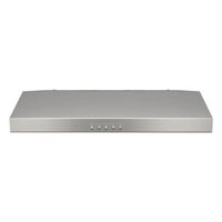 Broan Glacier - 30 inches - Externally Vented & Recirculating - Under cabinet Range Hood - Stainl... - Large Front