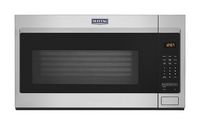Maytag - 1.7 Cu. Ft. Over-the-Range Microwave - Stainless Steel - Large Front
