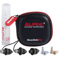 Alpine Hearing Protection - MusicSafe Pro Earplug Set - Black - Large Front